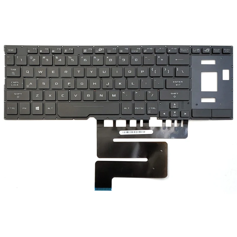 New For Asus ROG GX501 GX501GI GX501GI-US74 GX501GI-XS74 GX501VI GX501VI-US7 GX501VIK GX501VS GX501VSK Keyboard US Backlit