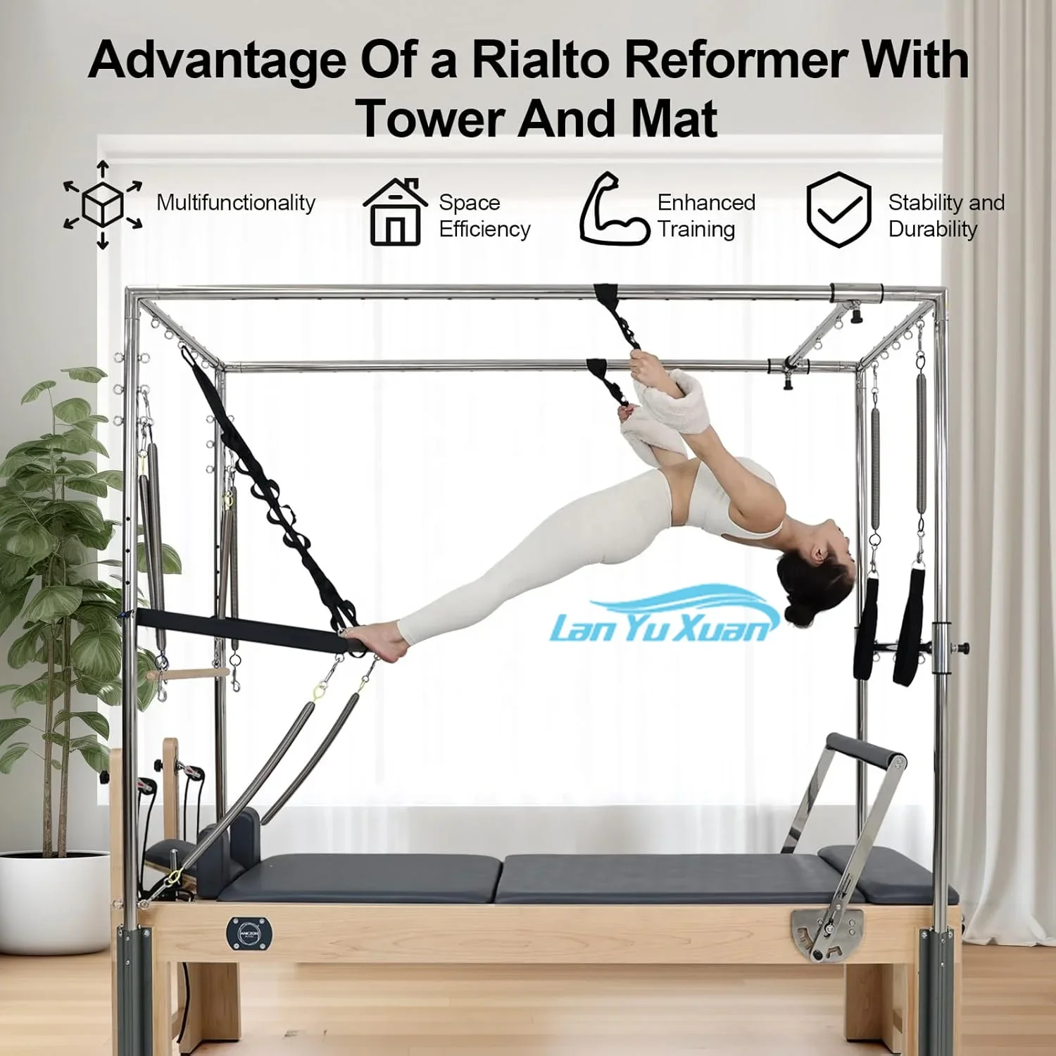 Multifunctional Yoga Maquina Full Trapeze Combination Set 3 In 1 Accessories Wood Bed Aluminum Cadillac Reformer Pilates Machine