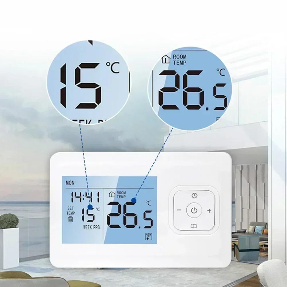 Wifi Thermostat Tuya Smart Wireless Wifi Thermostat with Accurate Temperature Settings and Weekly Programmable