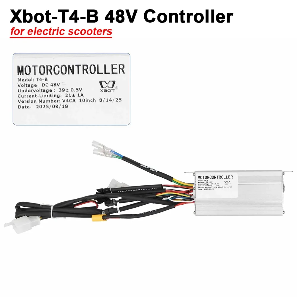 

Xbot-T4-B 48V Controller for Zwheel ZRino 2022 Scooter - Zwheel 8-Terminal Electric Scooter Accessory