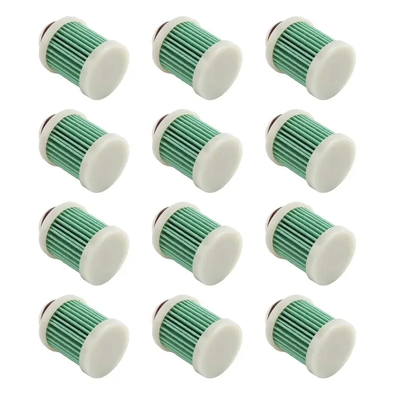 Reliable 12Pcs 40-115Hp 4-Stroke Fuel Filter For F40A F50 T50 F60 T60 Engine Marine Outboard Filter 6D8-WS24A-00