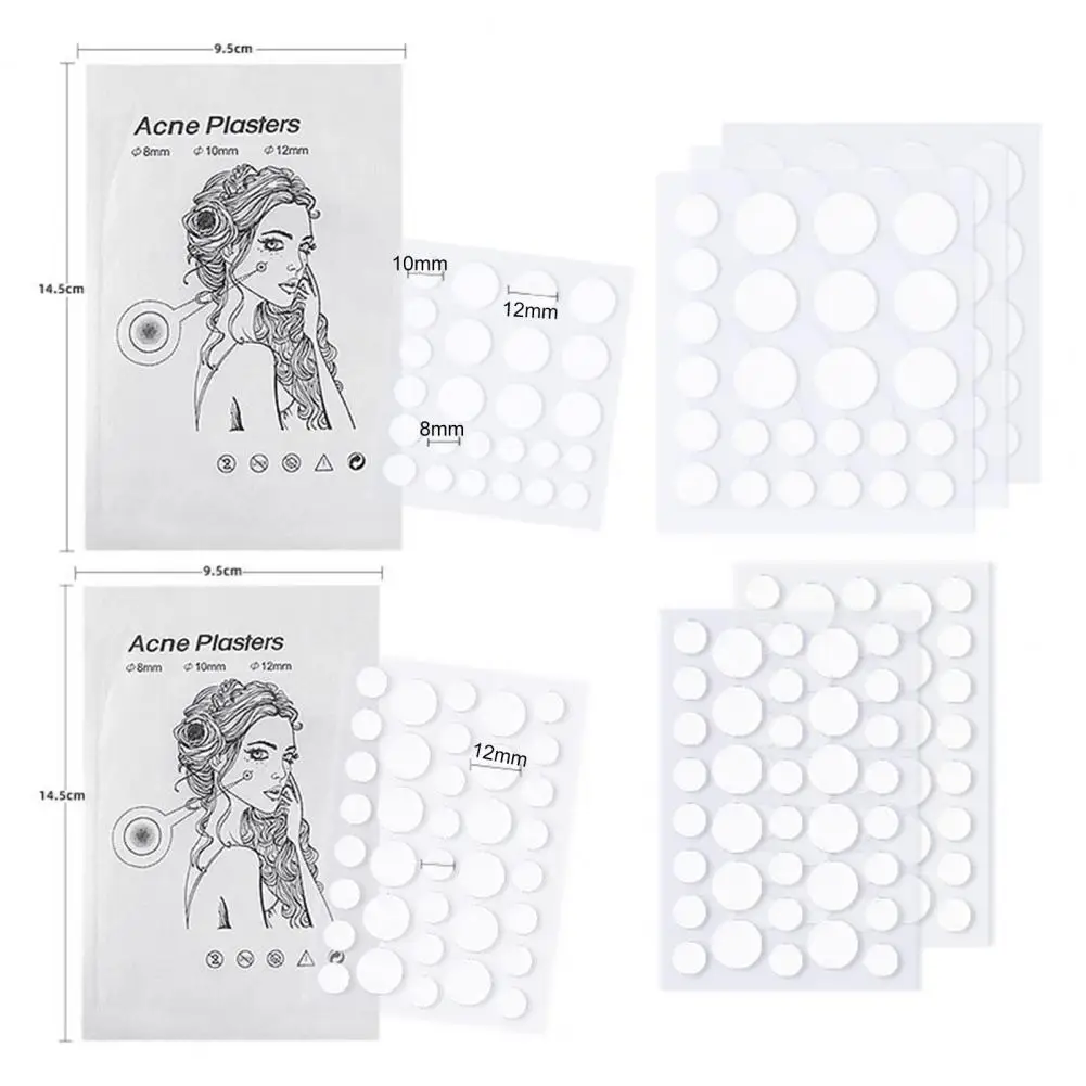 Patch per brufoli da 72 pezzi, sicura, ad assorbimento rapido, compatta, rapida, invisibile, per l'acne, per le donne