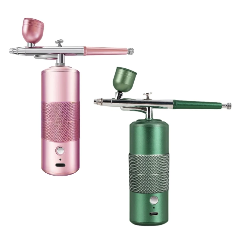 

Upgraded Makeup Machine Air Brush Guns Sprayer Rechargeable Handheld Portable Cordless for Makeup