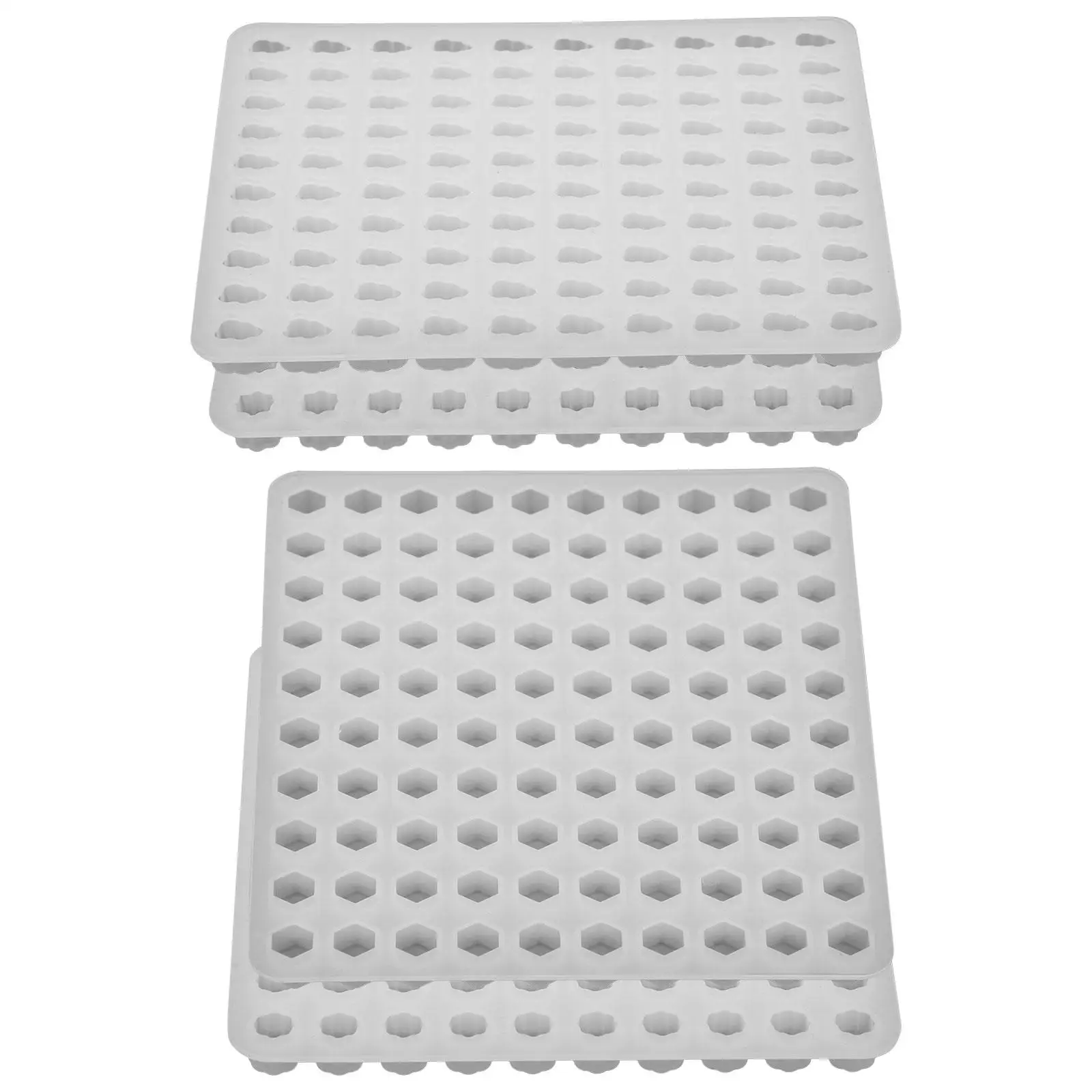 

4 Pcs Silicone Wax Beads Mold Craft Making Tool Fire Seal Stamp Small Molds Reusable Non Stick Easy Demould DIY Hardware