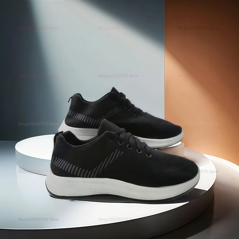 Zapatos de hombre 2025, zapatos deportivos informales para exteriores, zapatos transpirables para correr, zapatos de tenis de entrenamiento, zapatos deportivos juveniles de tendencia de moda