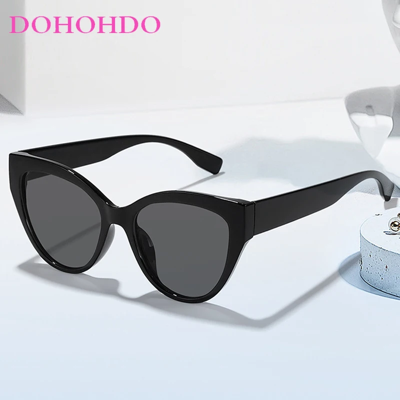 

DOHOHDO New Big Sunglasses Women Luxury Brand Classic Cat Eye Lady Sexy Fashion Sun Glasses Shades For Women Oculos De Sol UV400