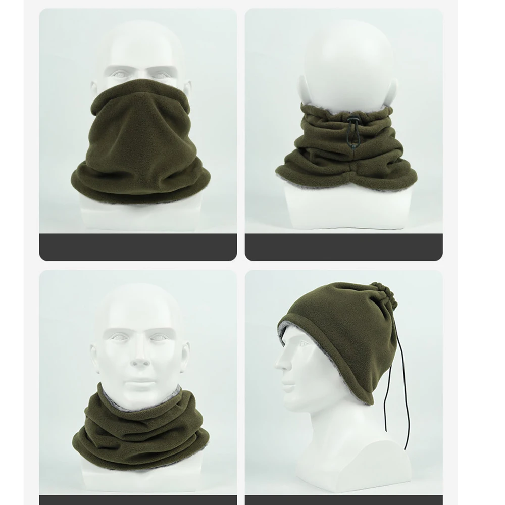 شتاء دافئ الرقبة أدفأ الرجال النساء ركوب الدراجات في الهواء الطلق المشي لمسافات طويلة التزلج الصوف قناع قابل للتعديل الرباط أفخم لينة للجنسين الرقبة الجراب