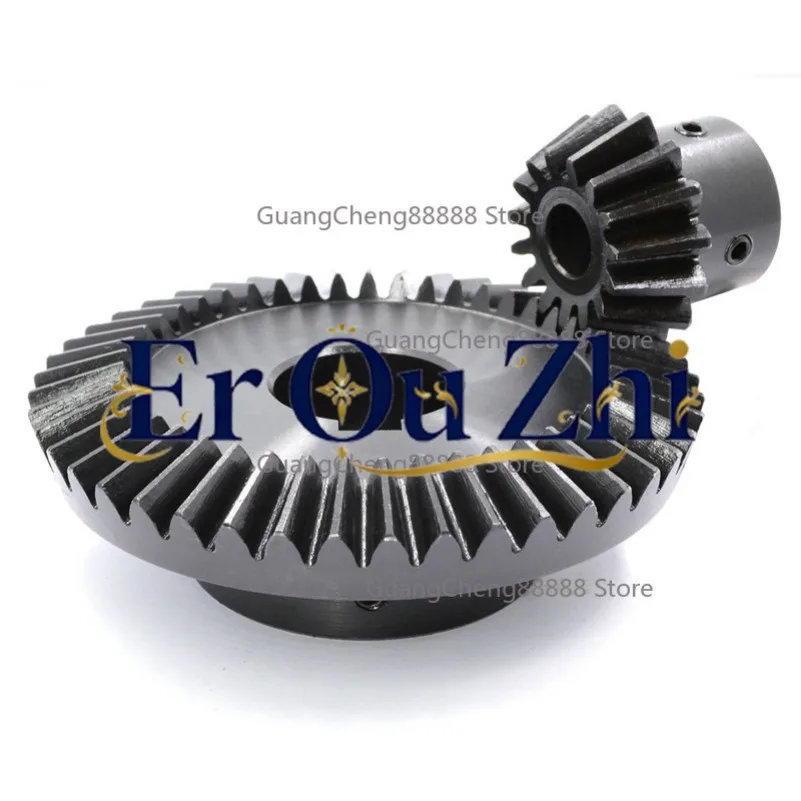 1 to 3 bevel gear, straight bevel gear 90 degree bevel gear 15 teeth + 45 teeth, steering gear