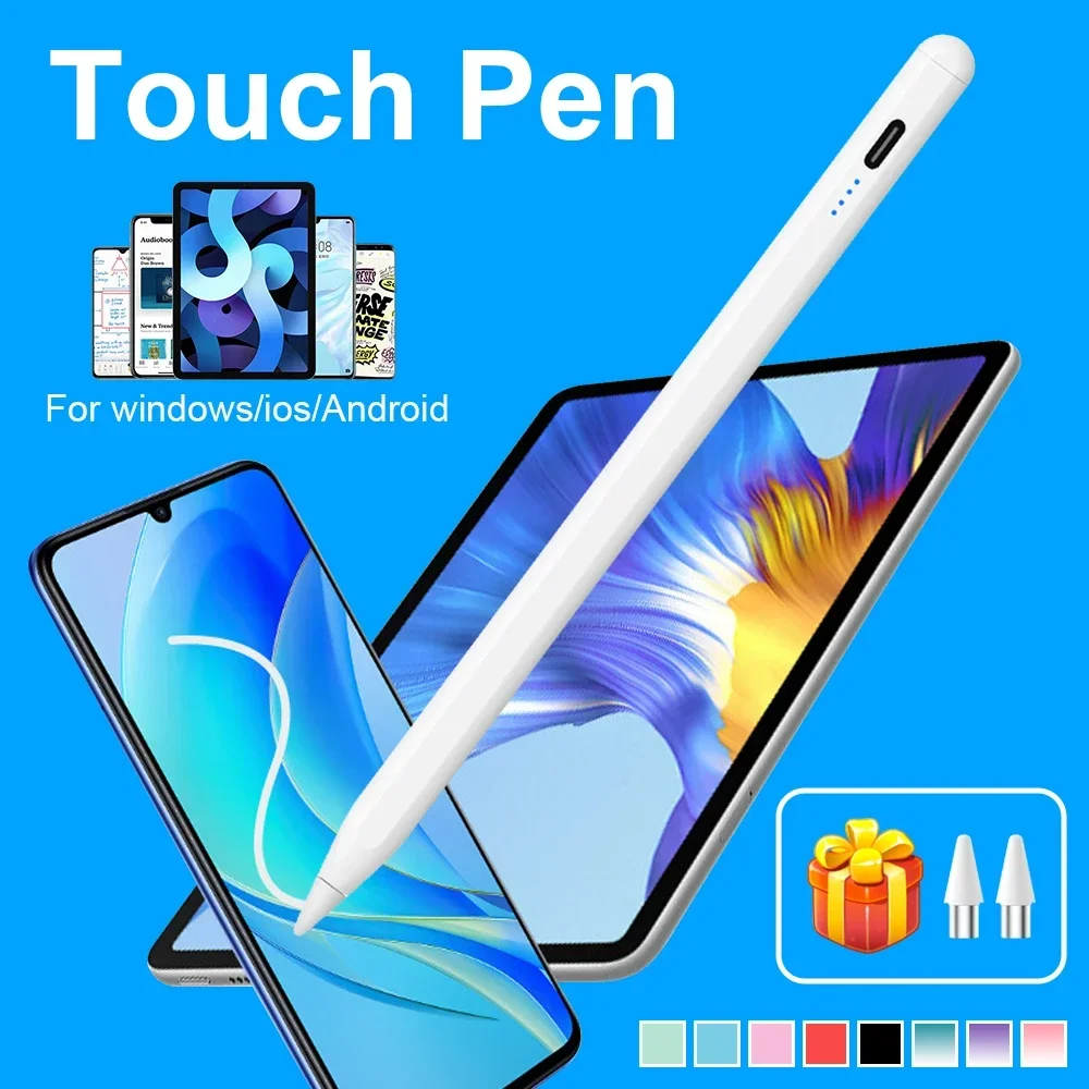Stylets actifs pour Xiaomi Pad 7 Pro Redmi Pad SE 8.7 Lenovo M11 iPad 10 TB138FC Stylet tactile pour téléphone/tablette IOS/Android