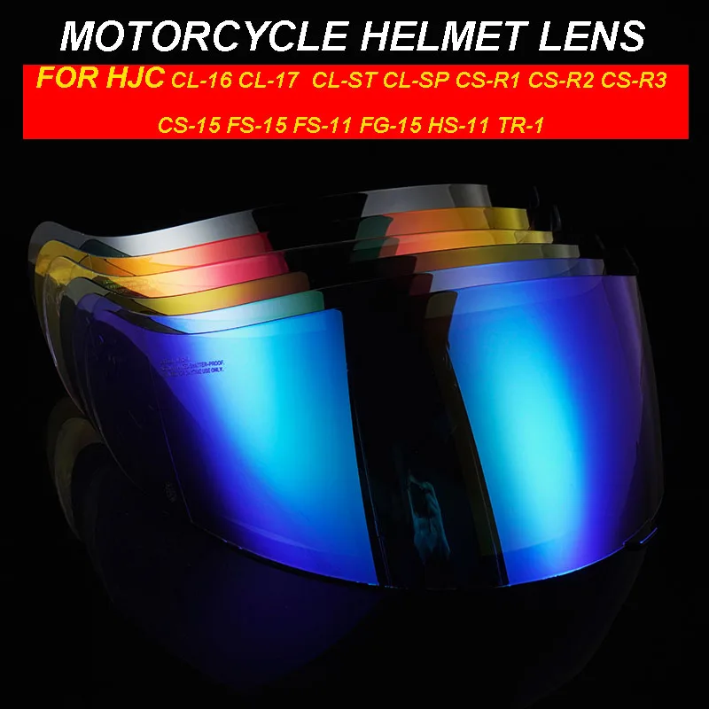 

For HJC CL-16CL-17CL-ST CL-SP CS-R1 CS-R2 CS-R3 CS-15FS-15FS-11 FG-15 HS-11 TR1 Motorcycle Helmet Visor Full Face Moto Lens