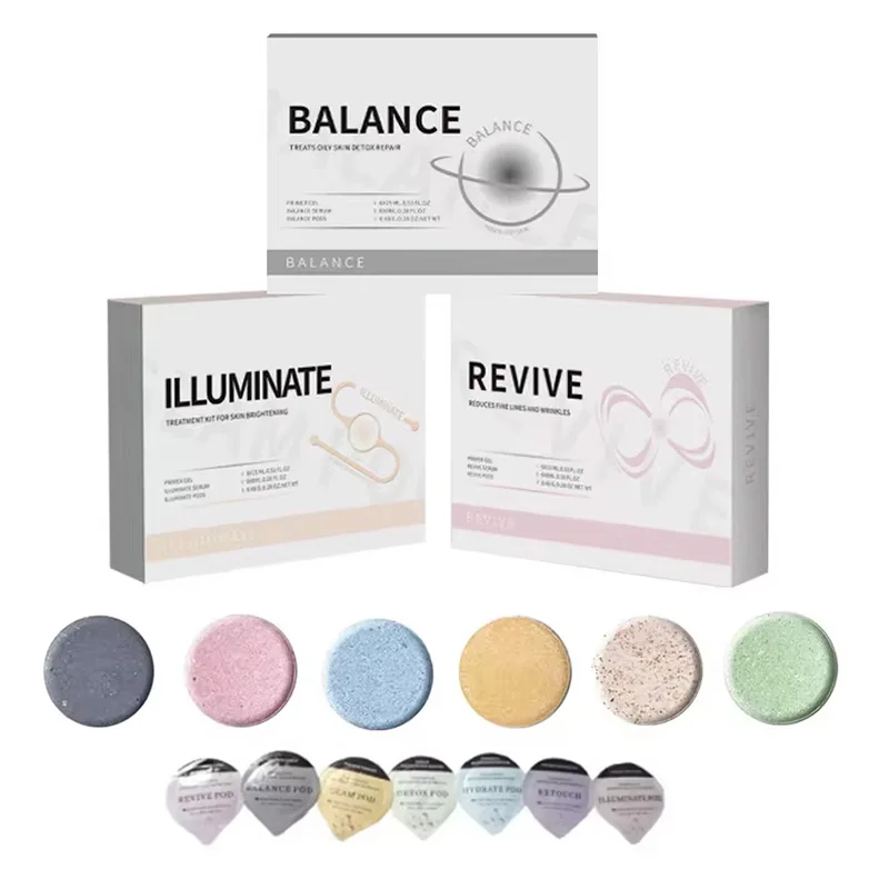 Newest CO2 Oxygen Capsule Consumable Bubble Machine Serum Exclusive Kit Balance Illuminate Revive Skin Exfoliation Lightening