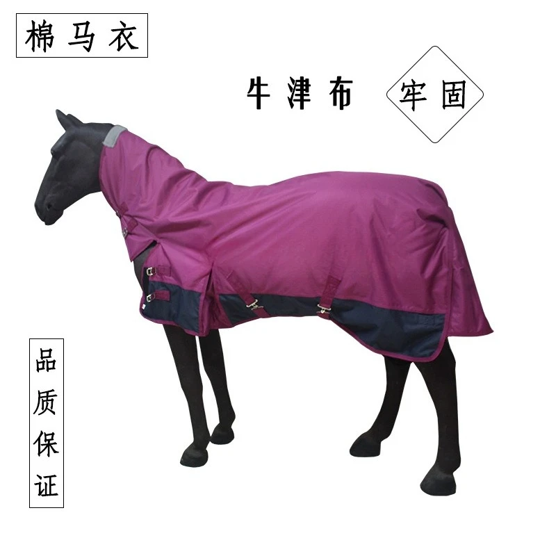 

Winter Horse Turnout Horse Rugs Horse Blanket with Detachable Neck Cover Waterproof Blanket Quilted Padded Liner
