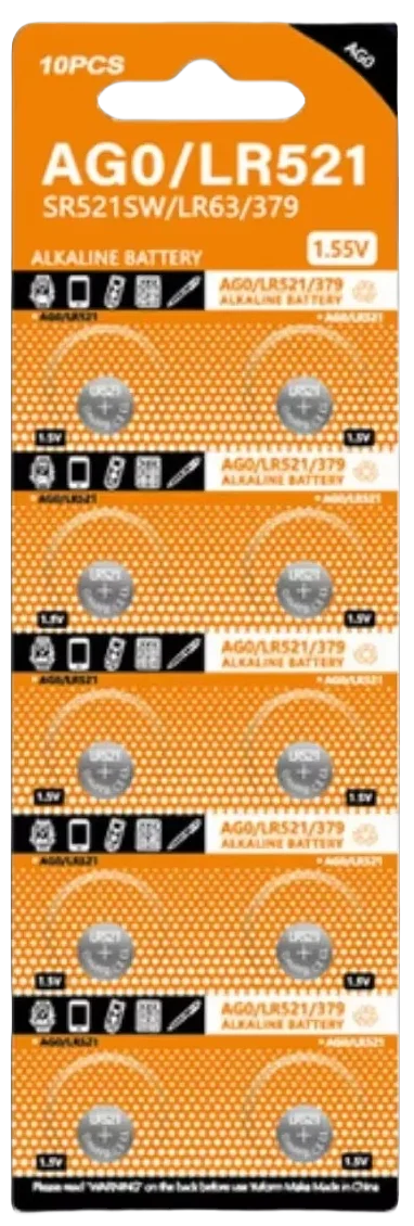200PCS AG0 AG1 AG2 AG3 AG4 AG5 AG6 Button Cell Batteries LR41 LR626 LR621 364 371 1.5V Alkaline Coin Battery
