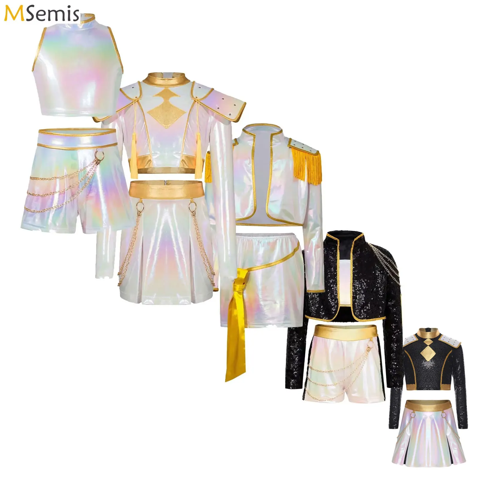 

Костюм охотника-певца, металлический блеск, майка без рукавов и пояс, шорты с цепочкой на талии для Хэллоуина, косплея, концерта, популярные наряды