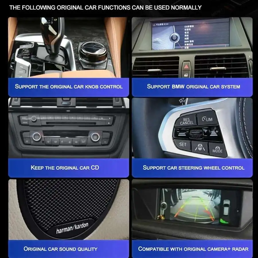 Radio de coche para BMW X1 F48 2016-2019 GPS 12,3 "Android 13 Blade pantalla de navegación Host estéreo cinta grabadora DSP Multimedia Carplay