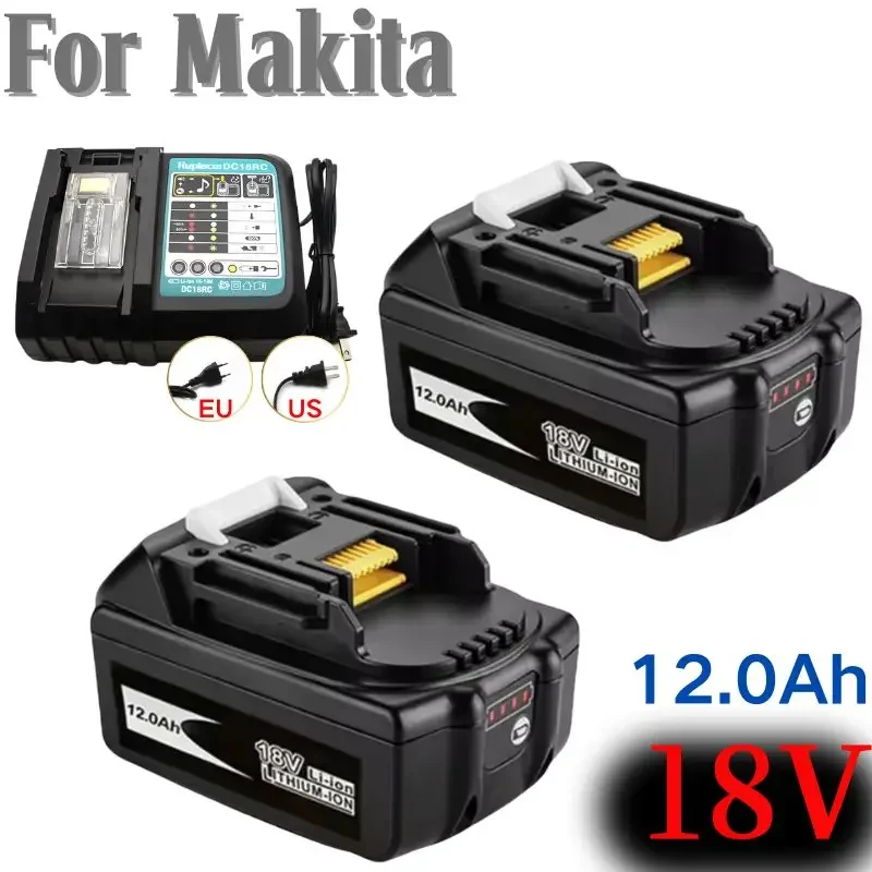 

18V for Makita battery+DC1BRC charger rechargeable lithium-ion battery replacement MAKITA BL1880 BL1860 BL1840 BL1830 BL1850