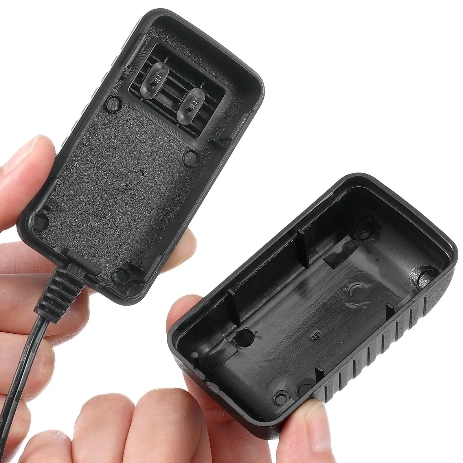 Charging Plug Storage Box Cash Container Black Wall Safe Holder for Home Protection Durable Plastic