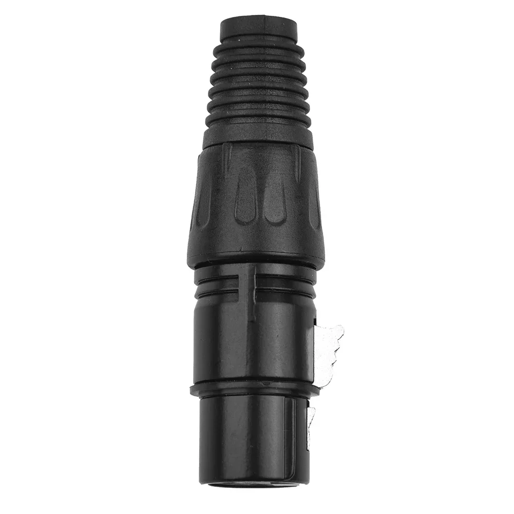 10PCS Female Connectors XLR DMX 3 Pin Audio Microphone Cable Connectors 10pcs Male  Female MIC Snake Plug Cable Adapters