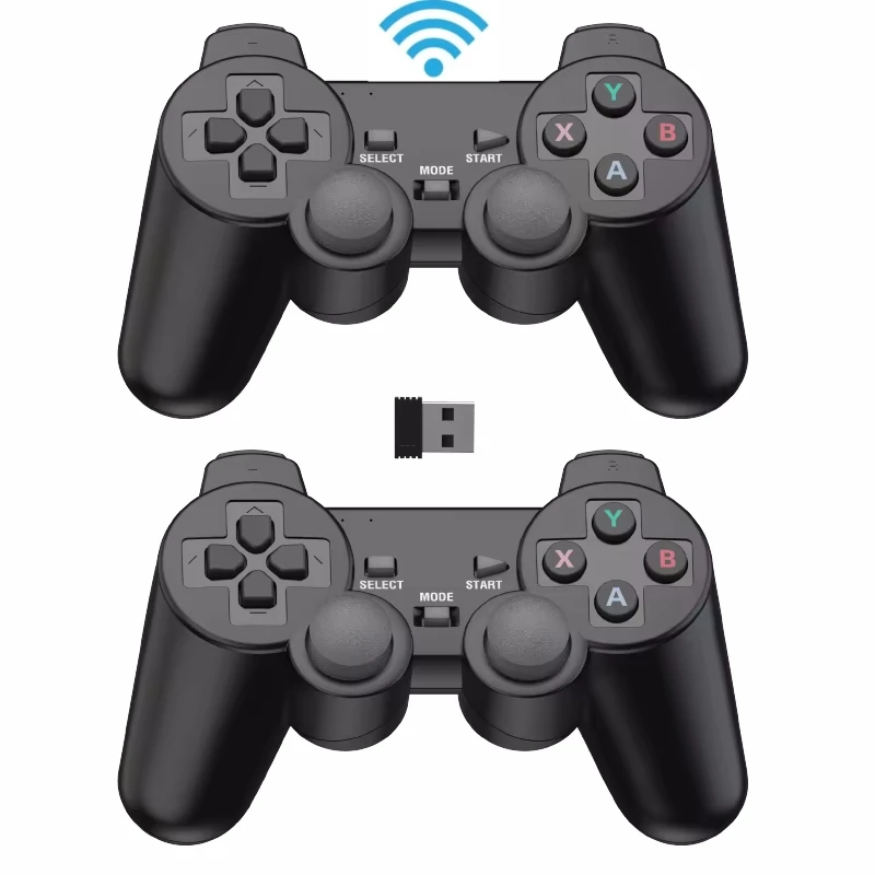 2 قطعة لوحة ألعاب لاسلكية 2.4G عصا التحكم التلفزيون لوحة ألعاب لألعاب M8 GD10 لعبة فيديو عصا الكمبيوتر PS3 TV Box أندرويد الهاتف