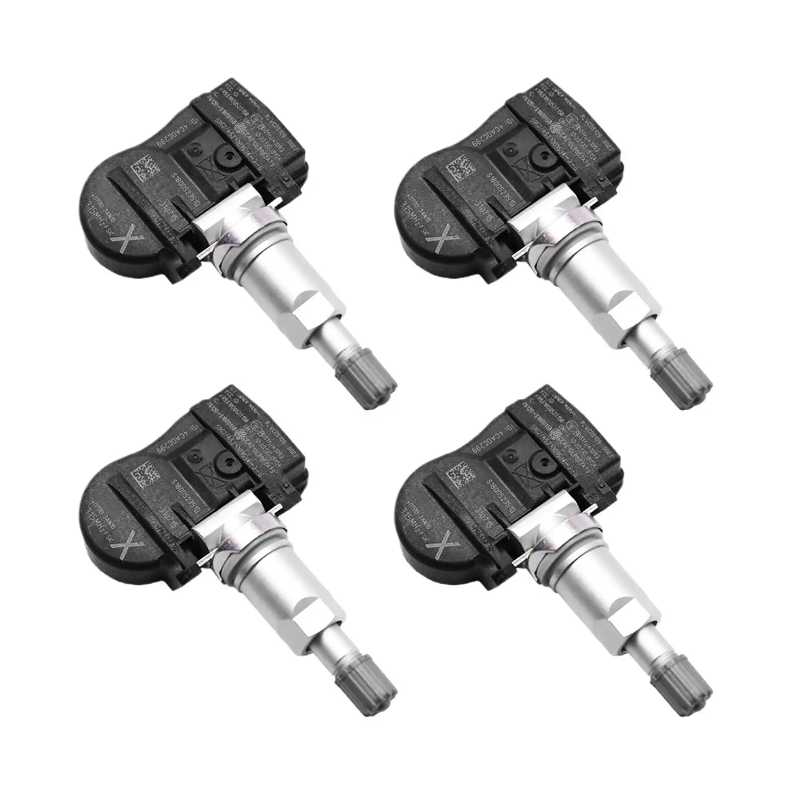 

4 шт. 40700-3AN1B 407003AN1B TPMS 315 МГц для 2013 2014 2015 2016 2017 Nissan Leaf Versa Sentra Датчик давления в шинах 40700-3AN1A