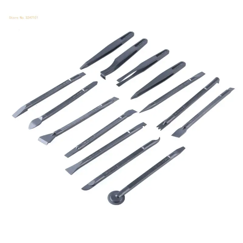 14Pcs Carbon Fiber Scraper Collection for Detailed Cleaning and Maintenance Tasks Dropship