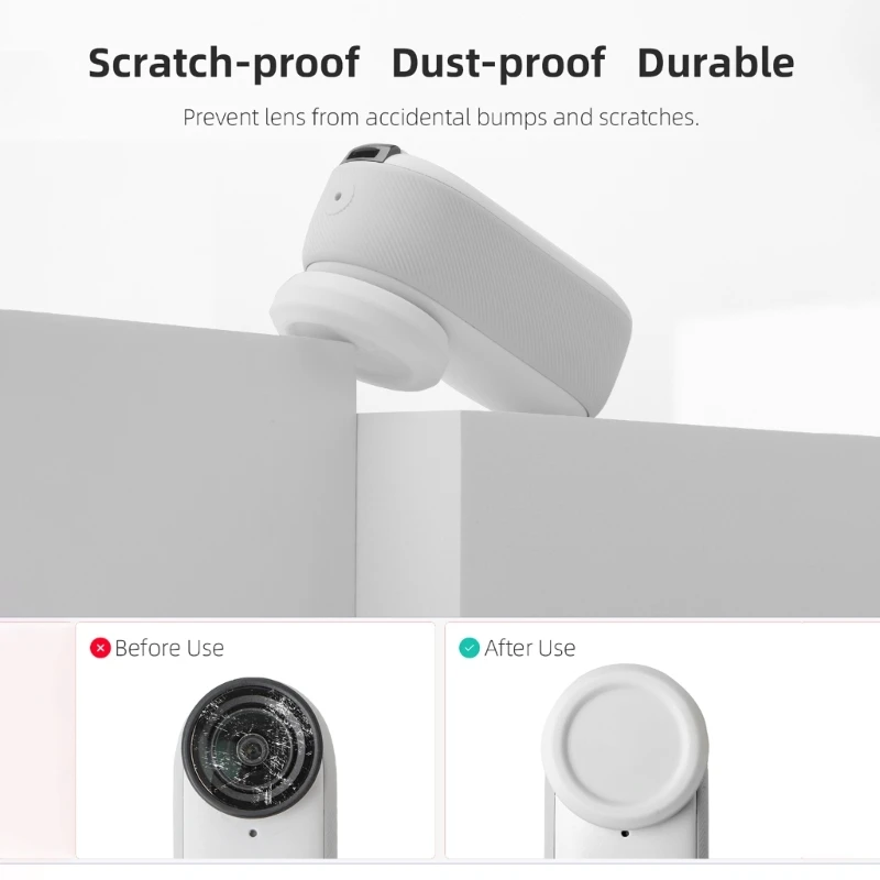Dustproof Lens Caps for GO 3S Silicones Front Lens Caps Lens Cover Protector for GO 3S Camera