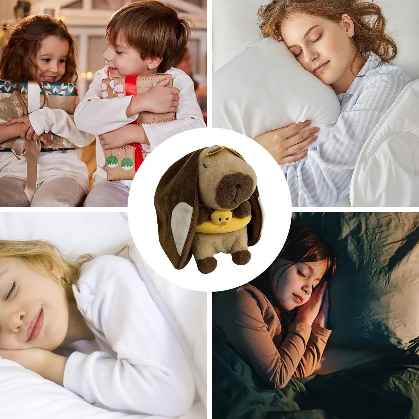 ตุ๊กตาสัตว์หายใจได้ ปรับเสียงดนตรีได้ น่ารัก ตุ๊กตาผ้าพลัฌ ของเล่นการ์ตูนอนิเมะน่ารัก ของขวัญวันหยุดสำหรับเด็ก