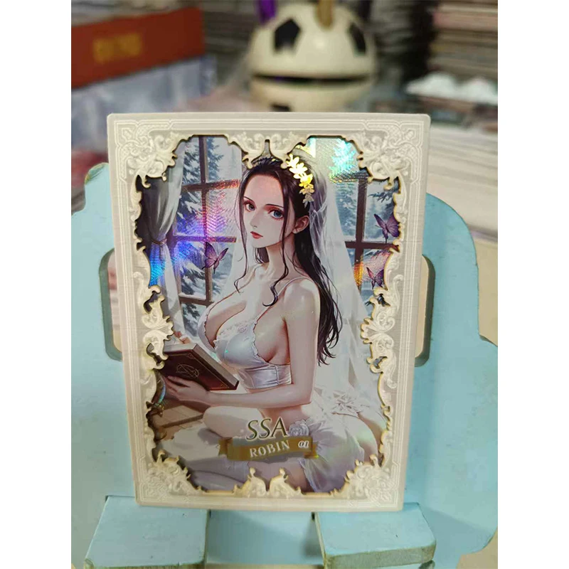 أنيمي قطعة واحدة SLR LSP SSA بطاقات بوا هانكوك نيكو روبن نامي ياماتو تحصيل بطاقات عيد الميلاد هدايا عيد الميلاد لعب الأطفال