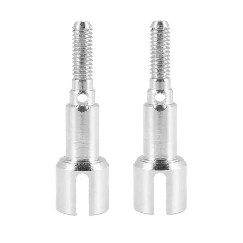 A01E-2Pcs Metal Rear Transmission Cup Wheel Axle Cup -WJ04 For LAEGENDARY Legend 1/10 RC Car Spare Parts Accessories