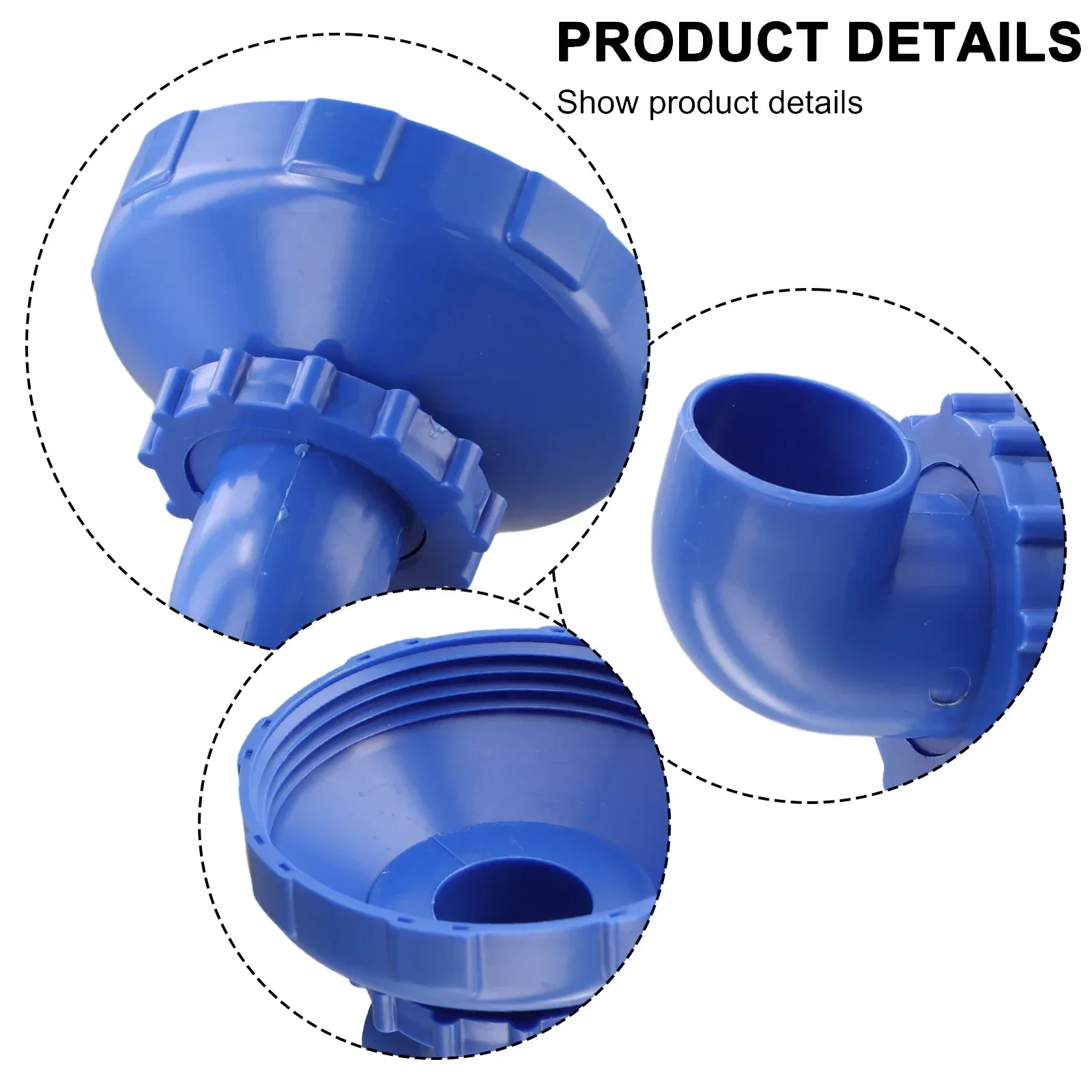 32/38mm Pool Inlet Nozzle 360-Degree Rotatable For-Intex Outlet Airstone Accessory Blue Garden Outdoor Pool Accessory Nozzle