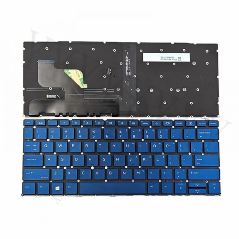 

Сменная синяя клавиатура США с подсветкой для HP Elite Dragonfly G3, HP Dragonfly G4