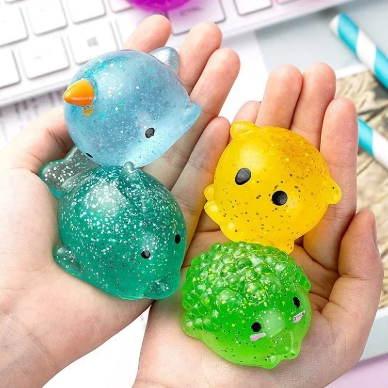 

Big Spongy Mochi Fidget Toys Kawaii Animal Stress Ball Powder Fun Soft Sensory Antistress Squeeze Relax Toys