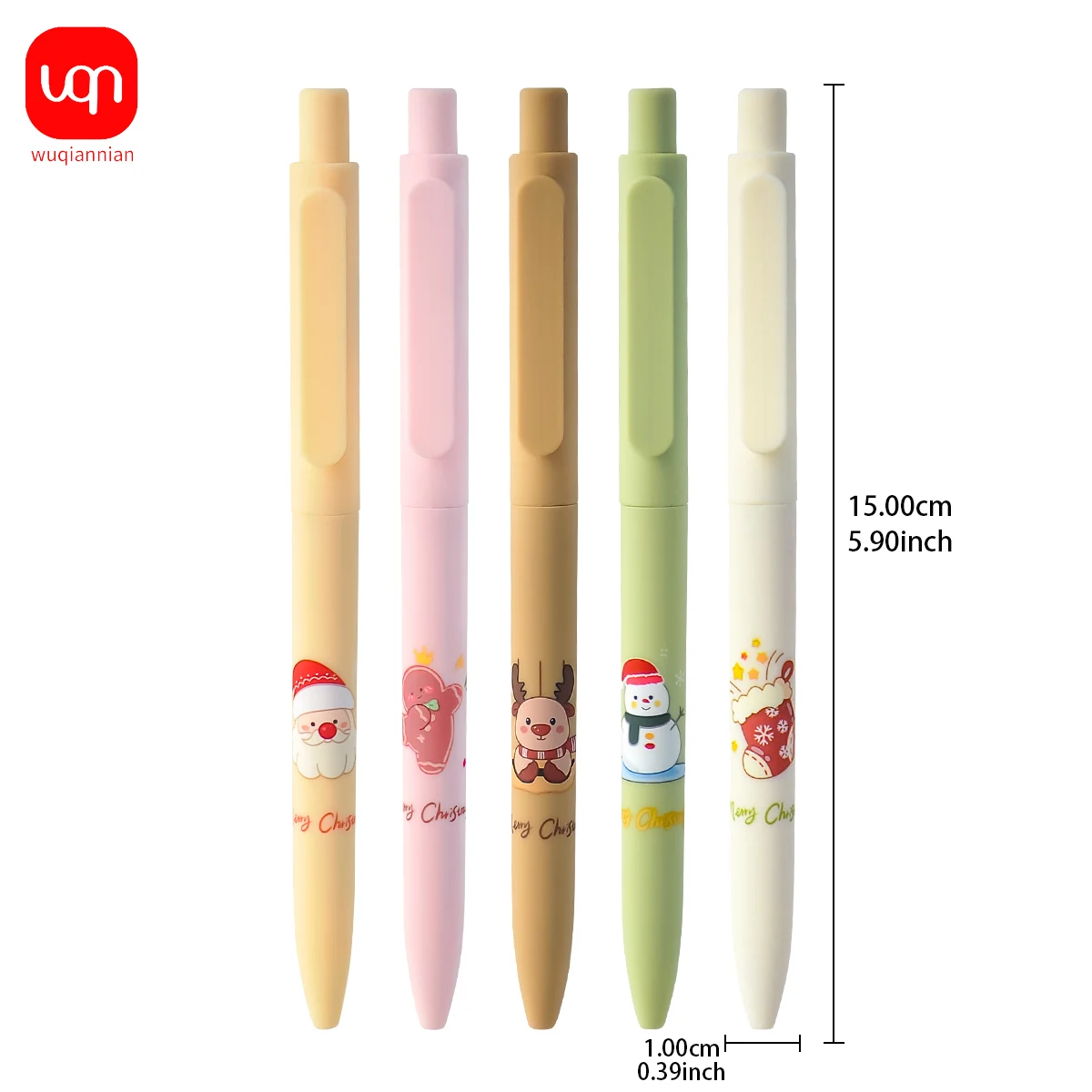 WQN 4/8/12 Stück Premium-Carbon-Schwarz-Stifte, 0,5 mm, Büro-Signaturstifte mit hoher Kapazität, glattes Schreiben, kein Tintenleck / Halloween