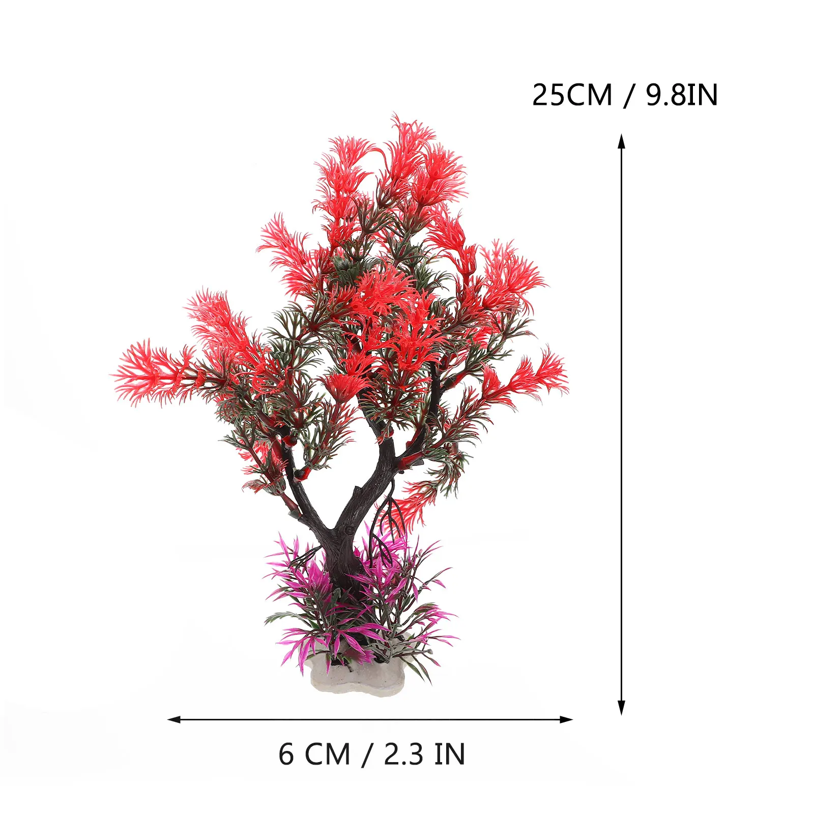 

Artificial Water Plants Fake Indoor Fish Tank Aquarium Decor for Decoration Realistic Turtle