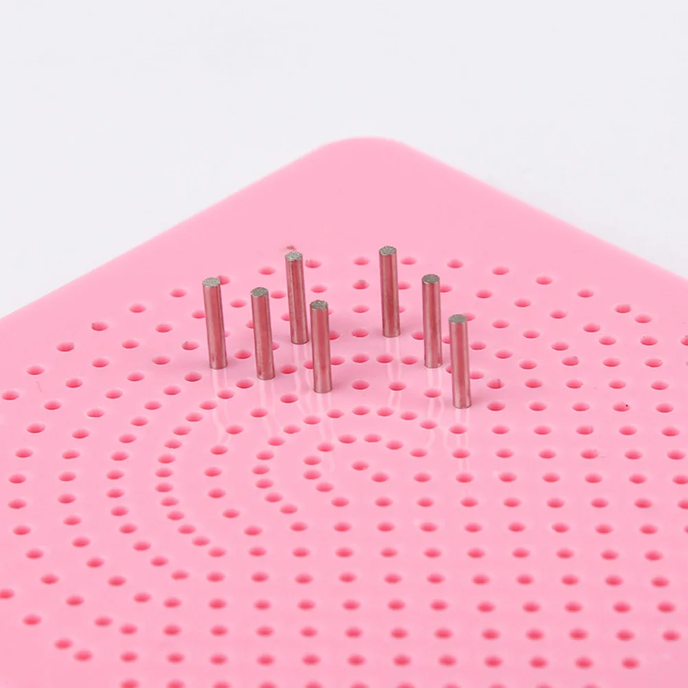 

1Set Paper Quilling Board with Steel Pins Heavy Duty ABS Material Quick Shape Winding Device for DIY Art Projects Quilling