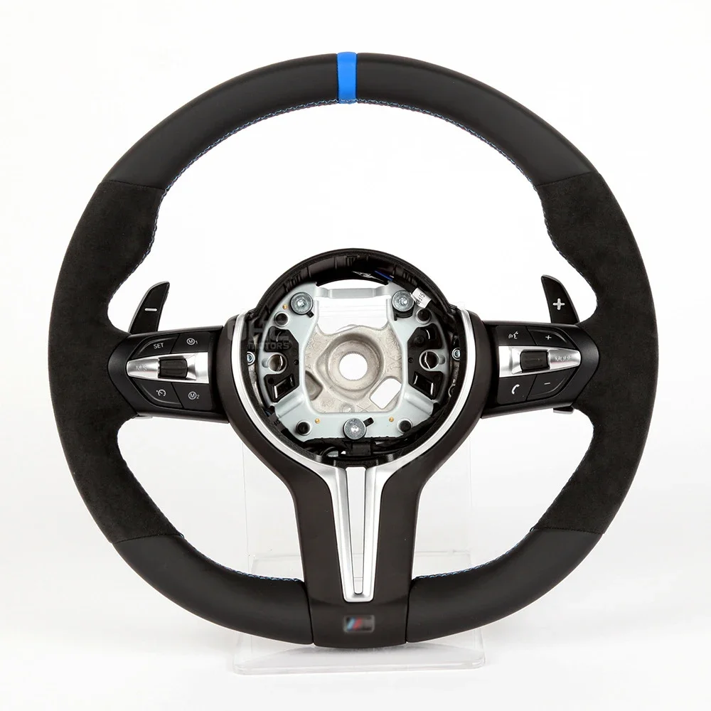 F30 F20 F80 Alcantara Steering Wheel For BMW M2 M3 M4 F30 F80 F87 Carbon Fiber Steering Wheel