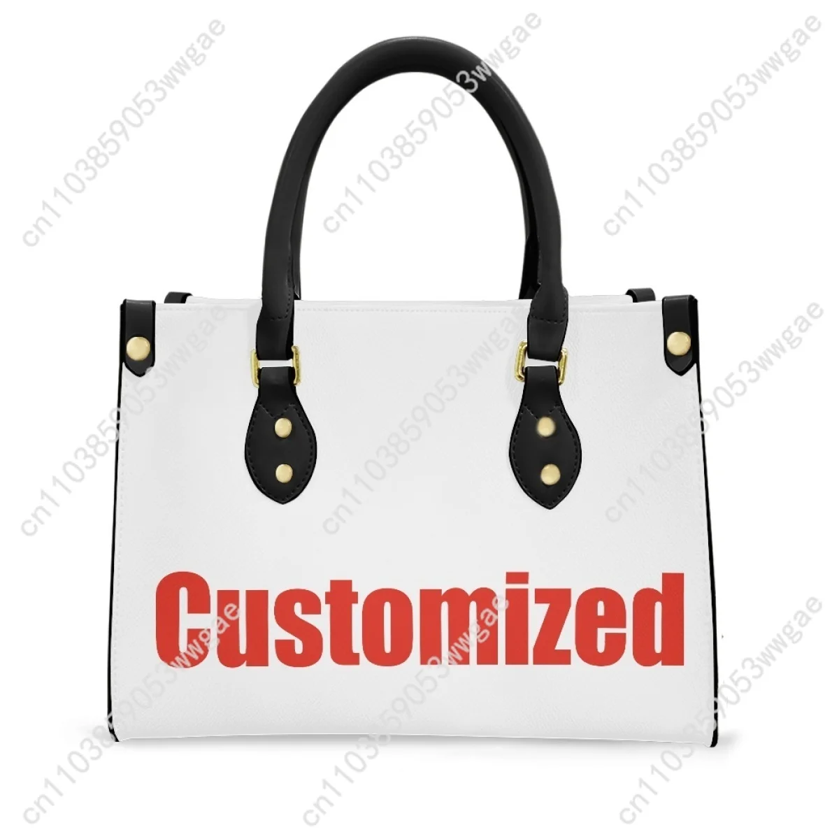 NANA Anime Tote Bags Purse Women Man Fashion Personalized Text Image PU Leather Customized Handbags Commuter Shopping Gift Bags