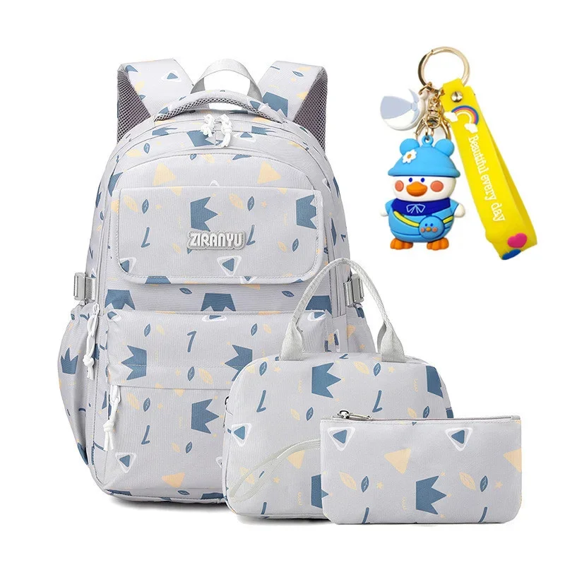 waterproof Children School Bags for Girls Orthopedic Primary school backpacks 3 pcs schoolbags kids book bag Mochila Infantil