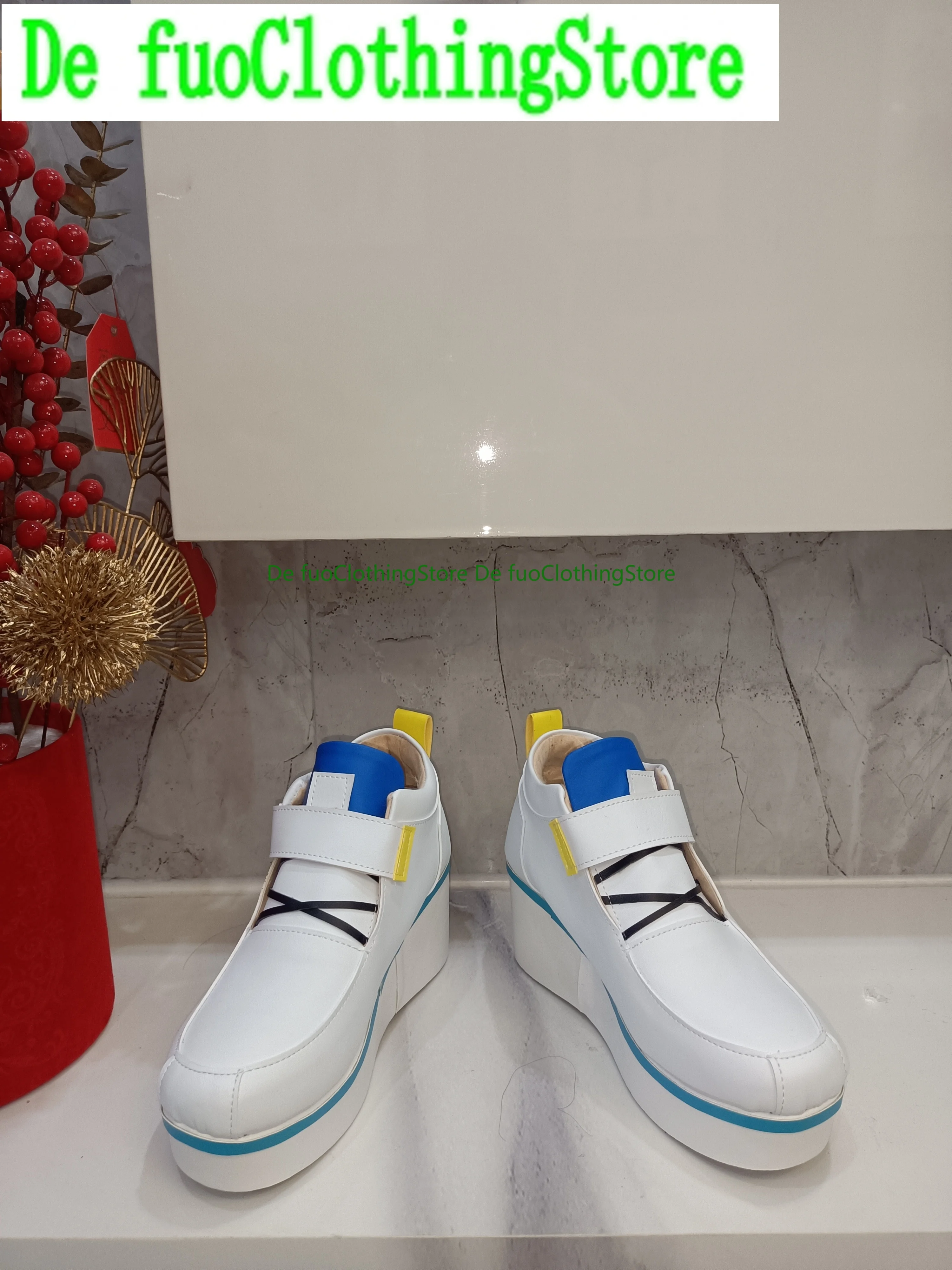 DefuoClothing Store WONDER EGG PRIORITY 大藤愛 コスプレ靴 ブーツ ゲーム ハロウィン クリスマス ゲーム アニメキャラクター パーティー小道具