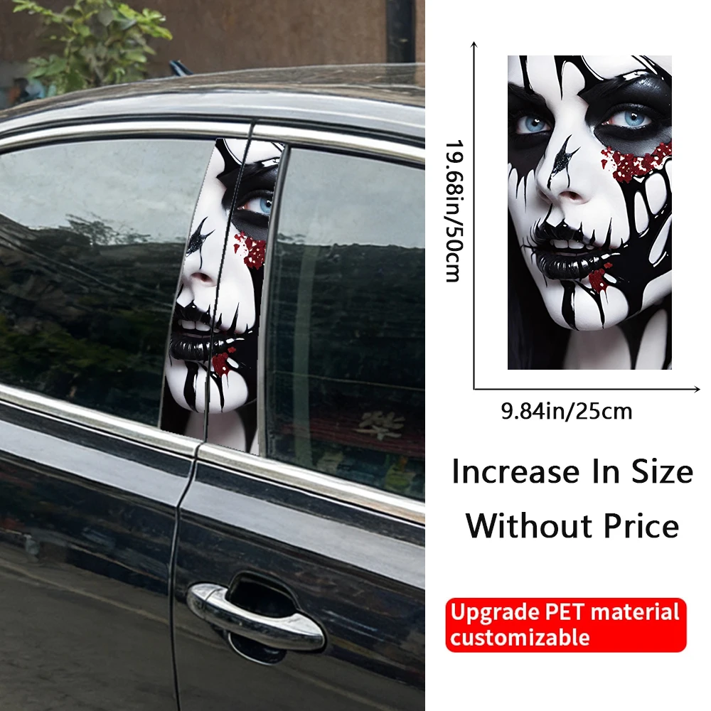 2PCS Skull Makeup Horror Girl - đánh giá và giá 3D Printing Vinyl