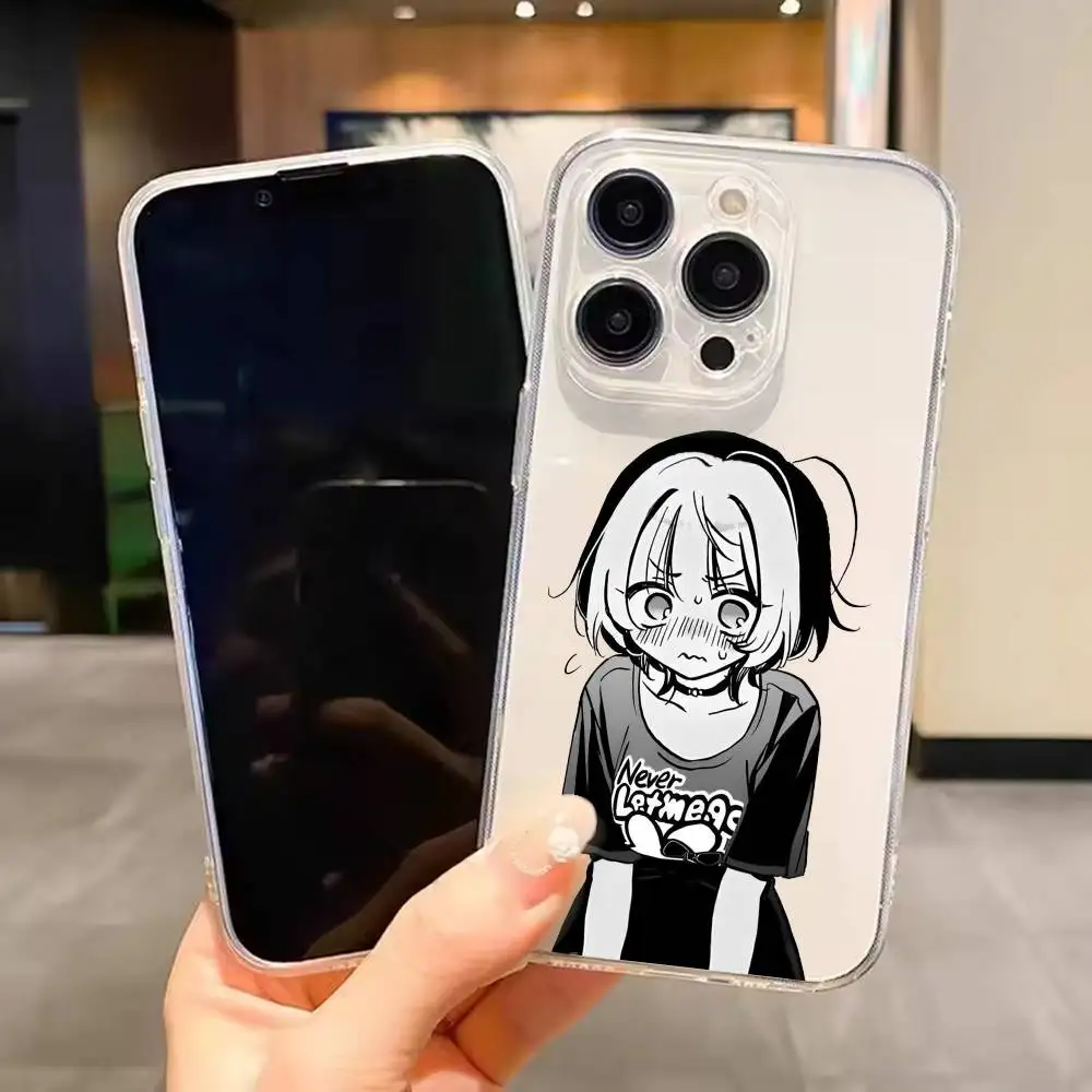

Noa Is My Senior, and My Friend Manga For iPhone 17 16 15 14 13 12 11 Mini Pro Max Plus Transparent Cover Phone Case