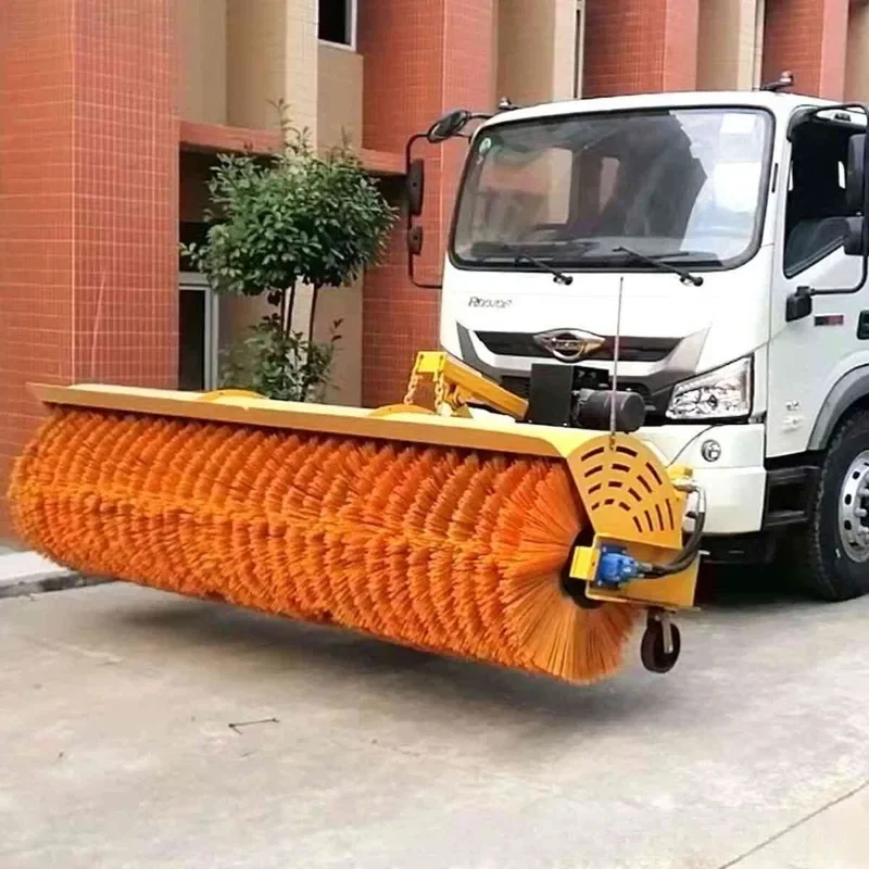 Vehicle Mounted Removal Roller Brush, Municipal Sanitation Sweeping Machine, Loader, Installation Of Winter Large Road Snow