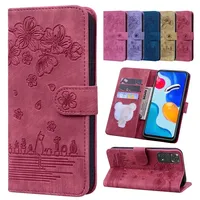 PU Leather Wallet Case for Xiaomi Redmi Note 12 Pro 5G 12 12S 11 11 Pro Cartoon Cover for Xiaomi 12 12 Pro Poco M4 Pro X3 M3