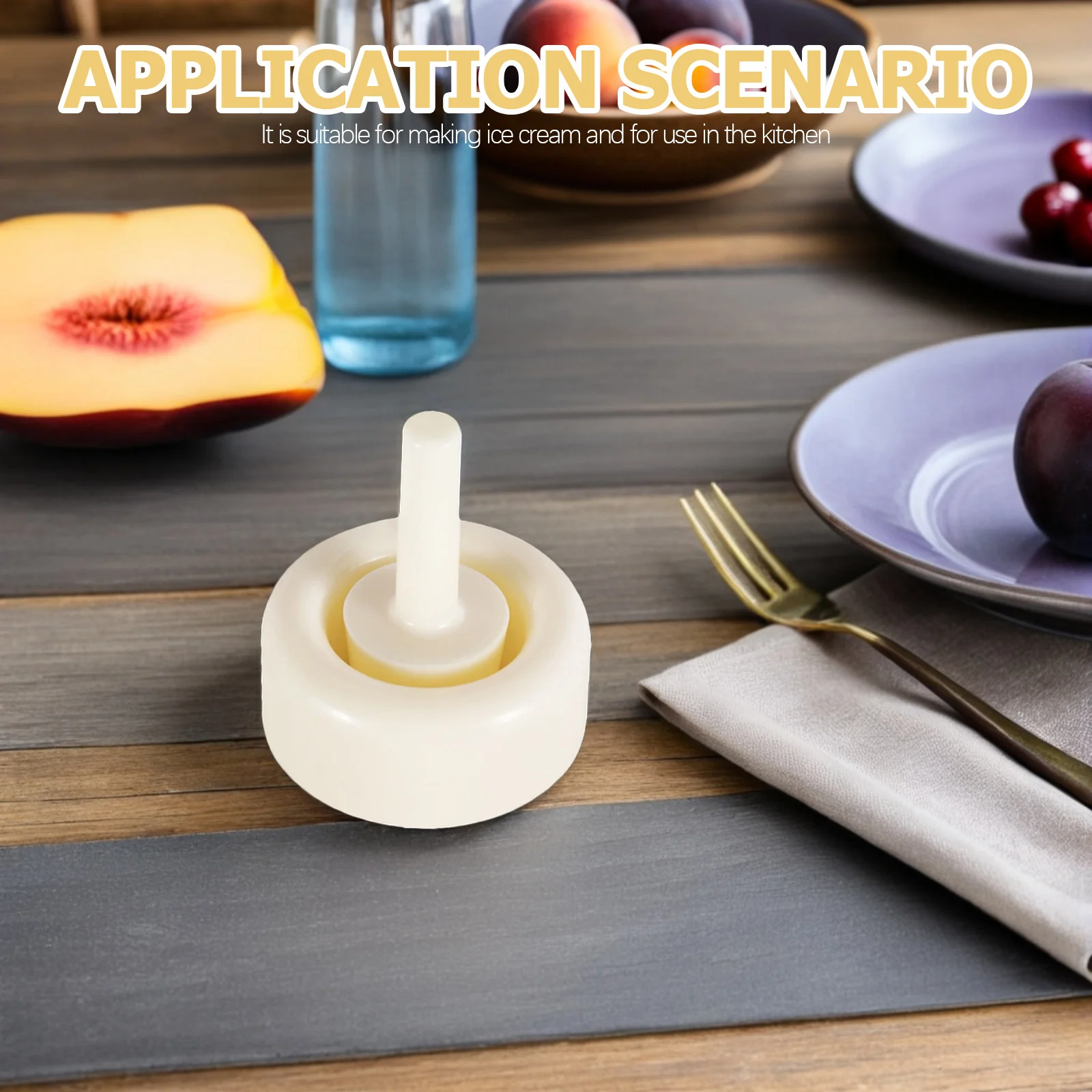 

1 Set Of Sweet Cone Mold Diy Ice Cream Maker Tool Abs Material Smooth Edges For Homemade Waffle Cone Dessert Shaper