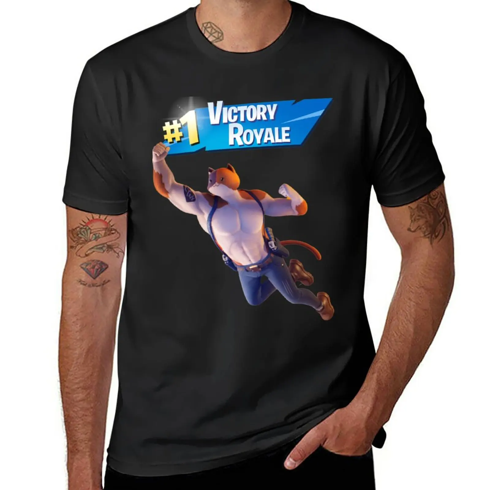 New Meowscles victory T-Shirt plus size t shirts quick drying t-shirt t shirts men