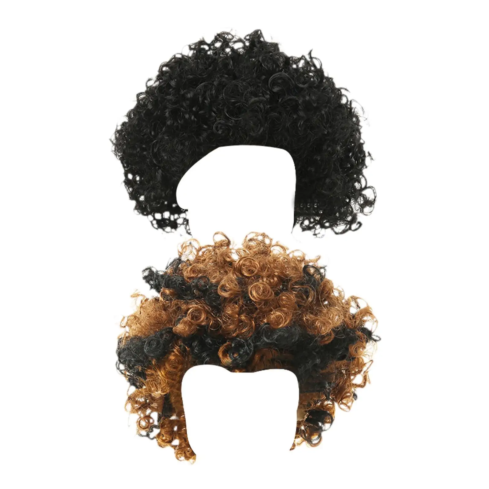 

Fancy Dress Wig Disco Dude Wig for Women Men Disco Theme Party Friends