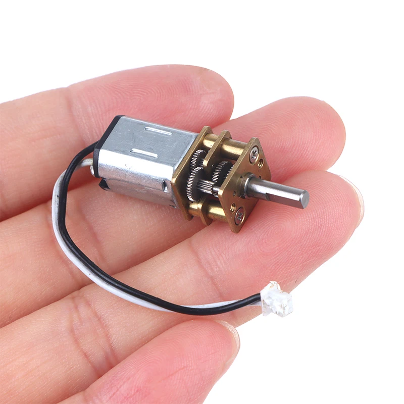 DC 3V-6V N20 Mini Metal Gear Motor with Gearwheel DC Motor DIY Electronic Accessories 24-48 RPM