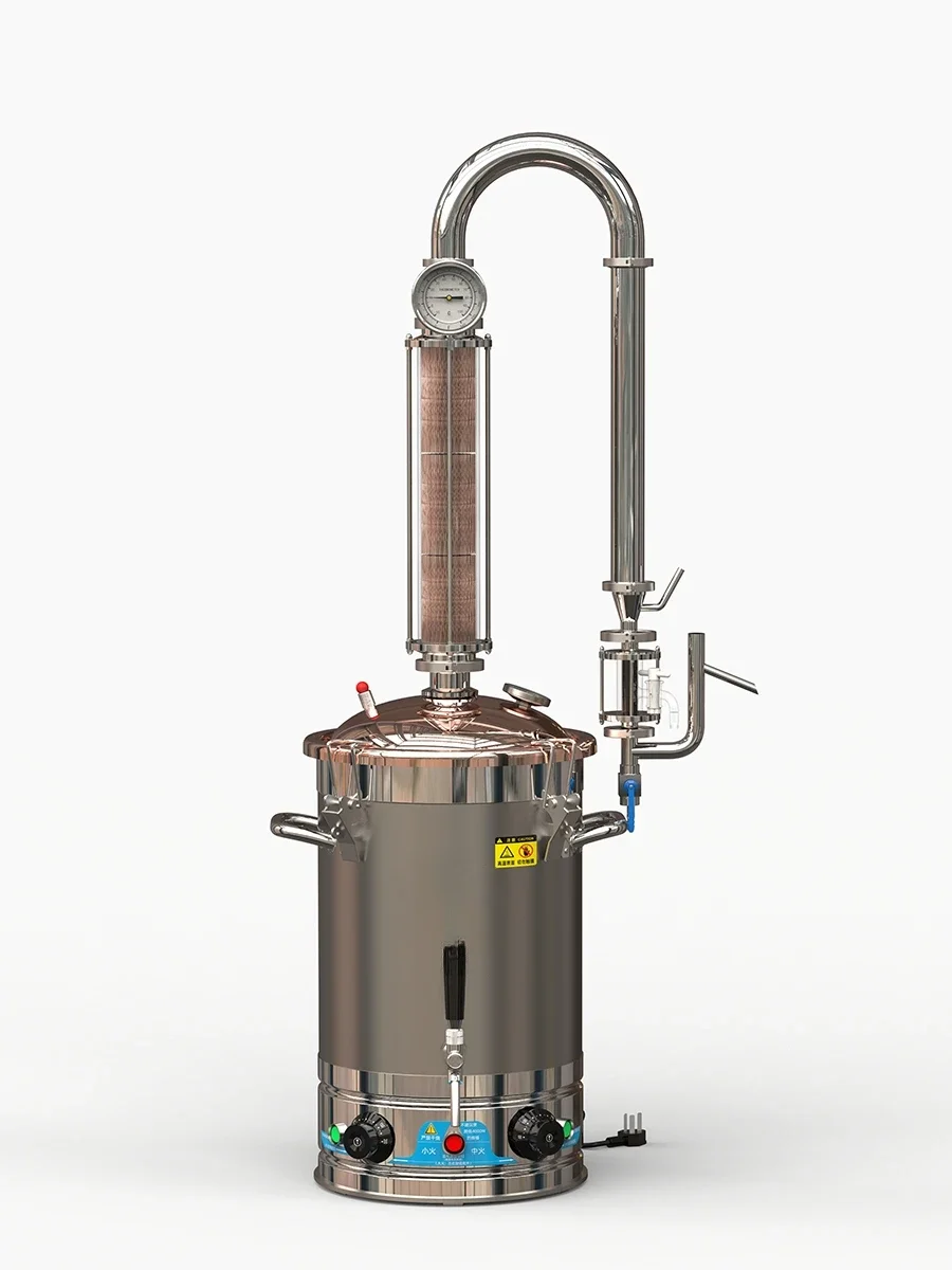 Extraction and production of distilled water distiller Homemade equipment Household distiller