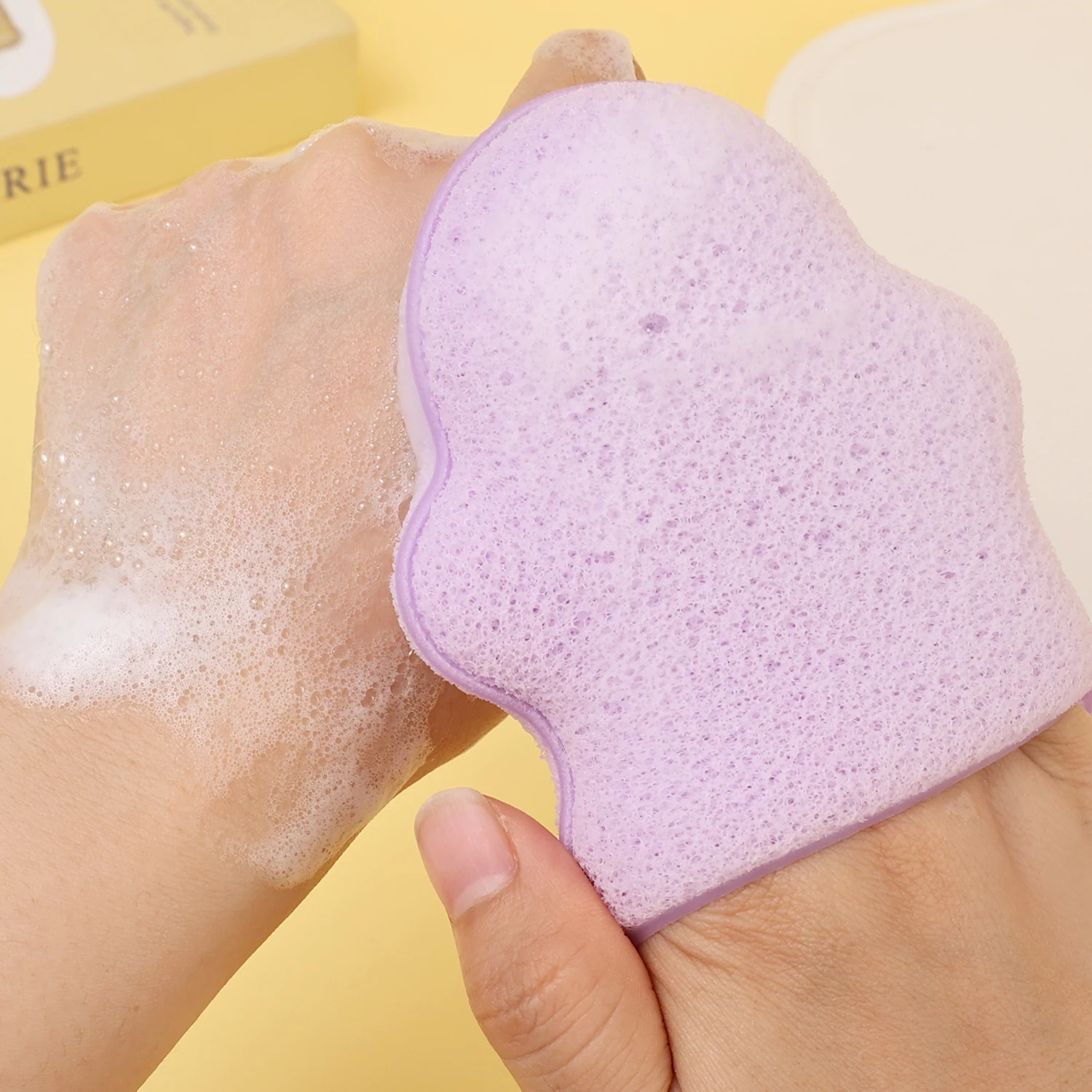 Éponge de nettoyage du visage pour démaquillage, moussant rapide, épaisse, outil de nettoyage en profondeur, éponge de Massage réutilisable, soins du visage