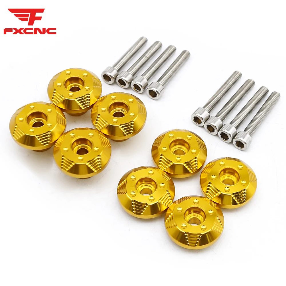 For Honda Grom Msx125 2013-2015 8PCS 6mm Screw Bolt Dress Up Headlight Fender Bolt Dress Up Kit